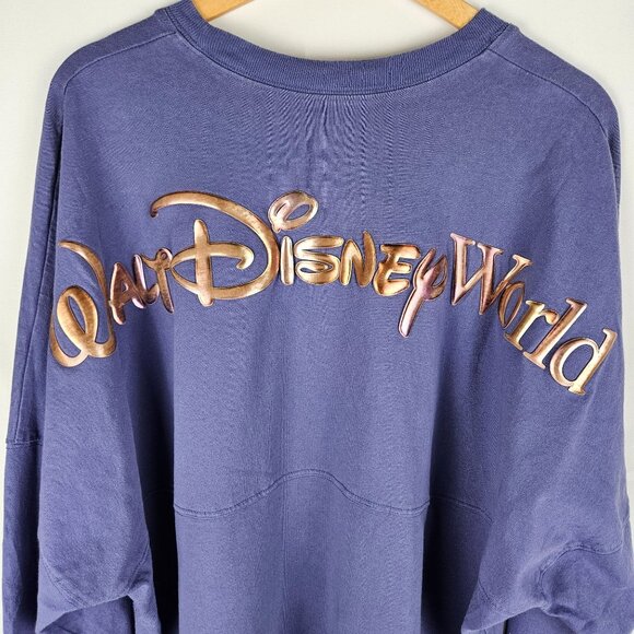 Walt Disney World 50th Anniversary Castle Spirit Jersey XXL Purple Long Sleeve - Picture 1 of 9